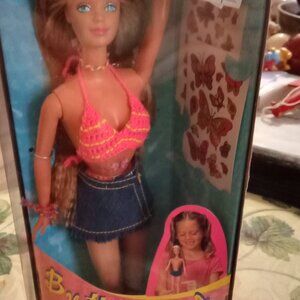 Set Of 2 Vintage Butterfly Art Barbie & Kira NIB